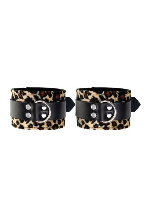 Anonymo handcuffs, PU leather, print, 19.5 cm TOYFA - Boys of Toys Sp. z o.o. (dystrybutor)
