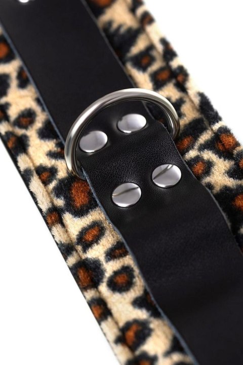 Anonymo handcuffs, PU leather, print, 19.5 cm TOYFA - Boys of Toys Sp. z o.o. (dystrybutor)