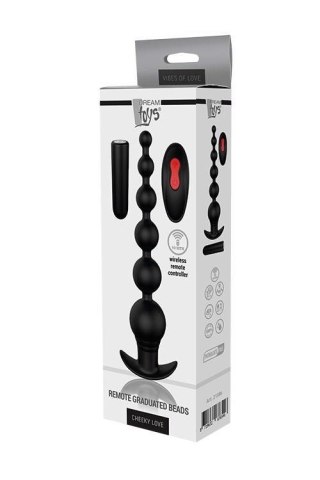 Kulki analne silikonowe z pilotem Dream Toys USB 20 cm Dream Toys