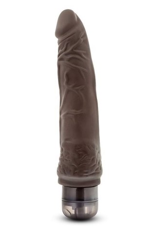 Realistyczny wibrator Dr Skin Cock Vibe czekoladowy 7 cali Blush