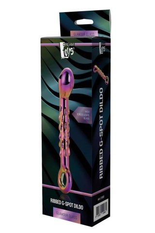 Szklane dildo Glamour żebrowane Dream Toys 18 cm Dream Toys