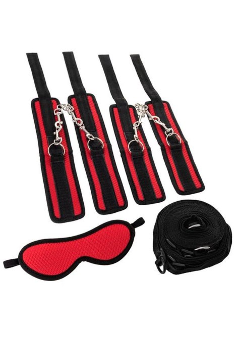 Anonymo bandage set, polyester, red Toyfa