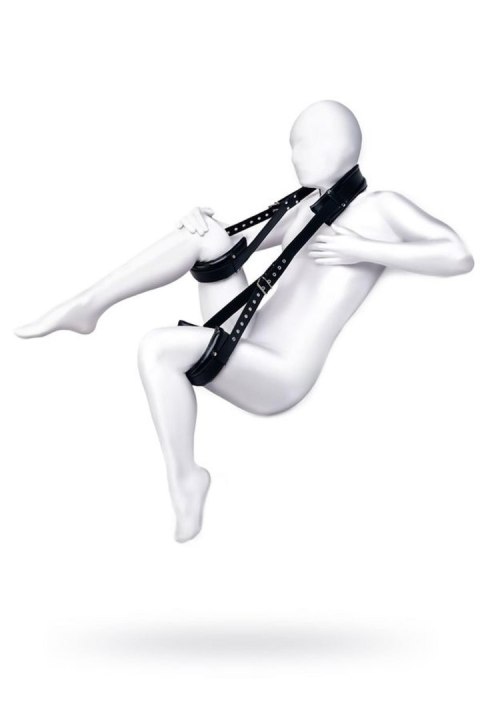 Anonymo fixing sling, PU leather, black, 145 cm Anonymo by TOYFA