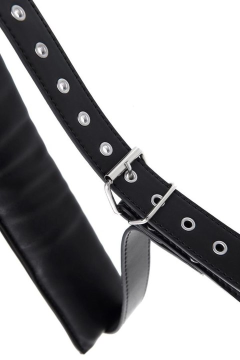 Anonymo fixing sling, PU leather, black, 145 cm Anonymo by TOYFA