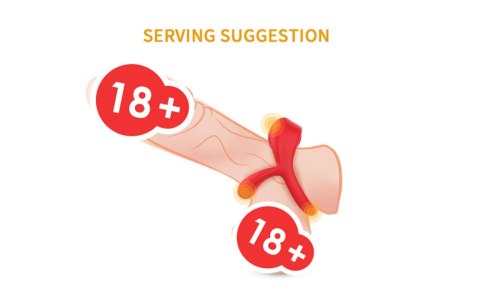 Big Mouth Red 9 vibration function B - Series Joy