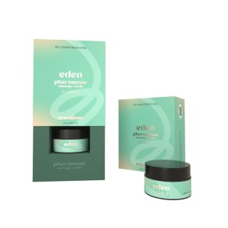 CRUSHIOUS EDEN MASSAGE CANDLE WITH PHEROMONES AND FLORAL AROMA 20ML Crushious - Lunyvan S.L.