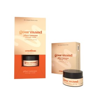 CRUSHIOUS GOURMAND MASSAGE CANDLE WITH PHEROMONES AND CHOCOLATE SCENT 20ML Crushious - Lunyvan S.L.