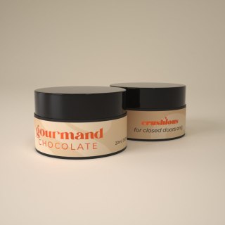 CRUSHIOUS GOURMAND MASSAGE CANDLE WITH PHEROMONES AND CHOCOLATE SCENT 20ML Crushious - Lunyvan S.L.