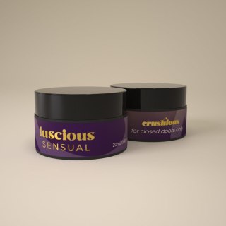 CRUSHIOUS LUSCIOUS MASSAGE CANDLE WITH PHEROMONES AND SENSUAL AROMA 20ML Crushious - Lunyvan S.L.