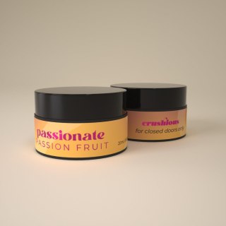CRUSHIOUS PASSIONATE MASSAGE CANDLE WITH PHEROMONES AND PASSION FRUIT SCENT 20ML Crushious - Lunyvan S.L.