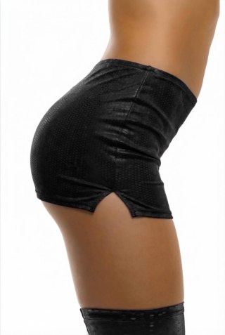 GLOSSY LUCIANA, skirt, wetlook, black, L GLOSSY - Boys of Toys Sp. z o.o. (dystrybutor)
