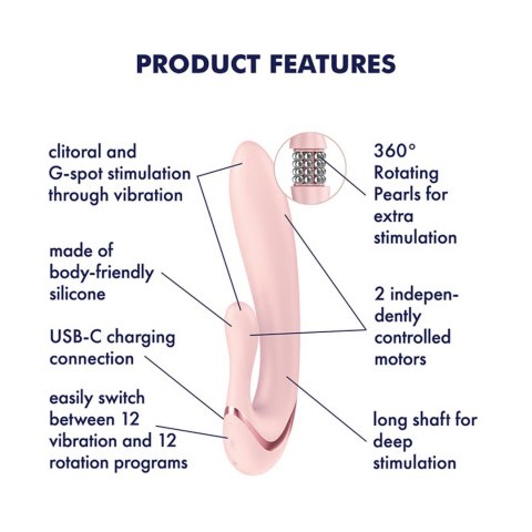 Pearl Bunny 3 - rose Satisfyer - Triple A Marketing GmbH