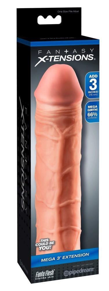 Przedłużka TPE FXT Mega Fantasy X Tensions 22,8 cm Pipedream