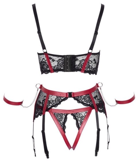 Shelf Bra Set black/red M ORION