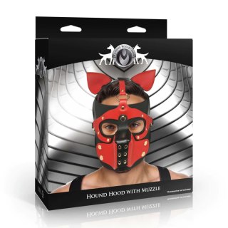Hound Hood with Muzzle - Black SHOTS