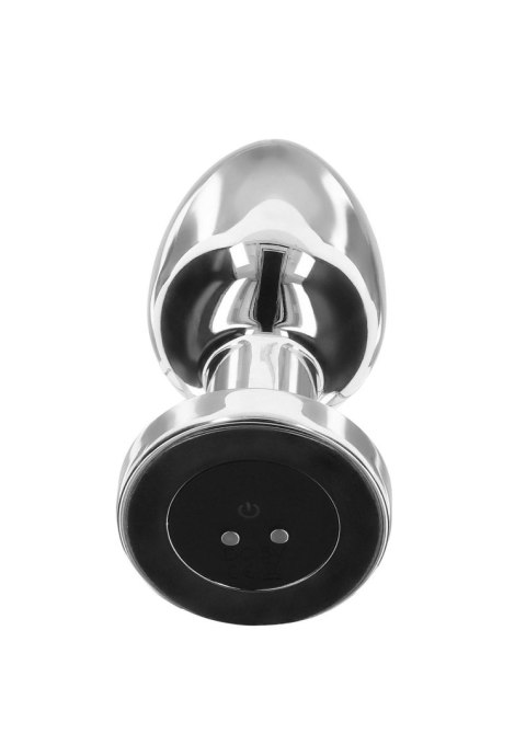 Korek analny wibrujący ToyJoy stalowy srebrny USB TOYJOY