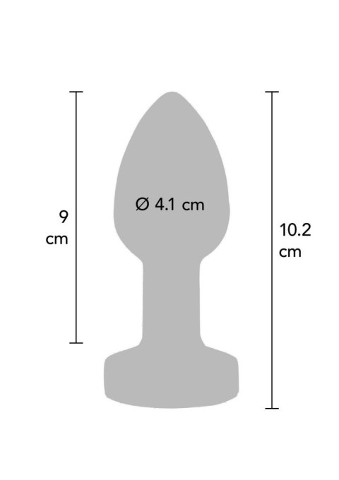 Korek analny wibrujący ToyJoy stalowy srebrny USB TOYJOY