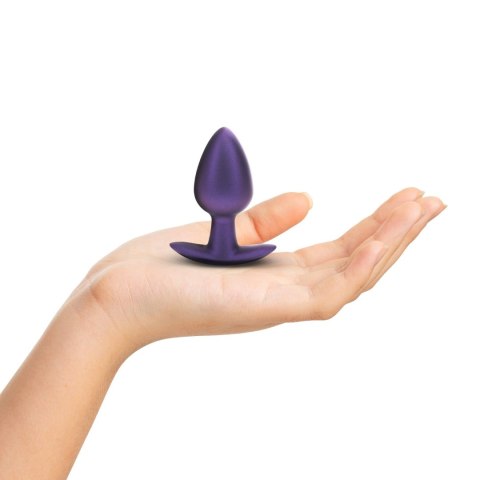 Smooth Silicone Anal Plug - Medium - 3.1 / 7,9 cm - Metallic Purple SHOTS