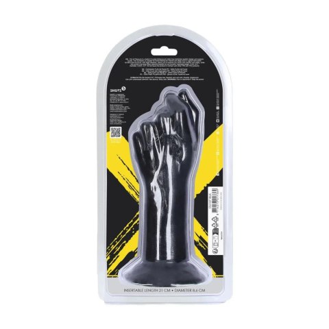 Fist of Pleasure - Fist Dildo - 569 gr / 21 cm - Black SHOTS
