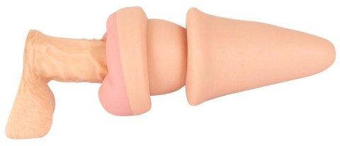Korek analny Nature Skin przedłużacz penisa 19 5 cm Nature Skin