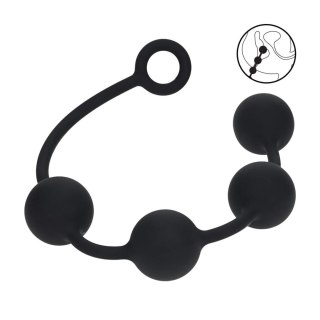 Kulki analne silikonowe Levelz XL 5cm czarne Levelz