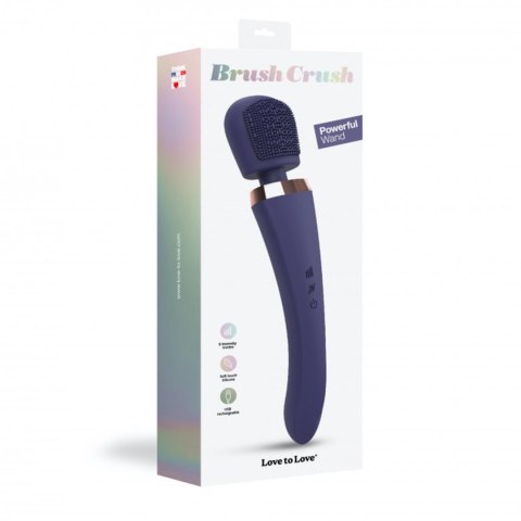 Masażer różdżkowy Brush Crush Love to Love indygo USB 25 cm Love to Love