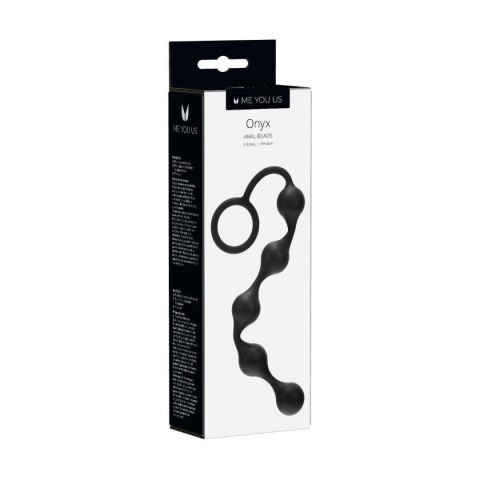 Plug/kulki-Onyx Silicone Anal Beads ABS - Intimate Distribution (dystrybutor)