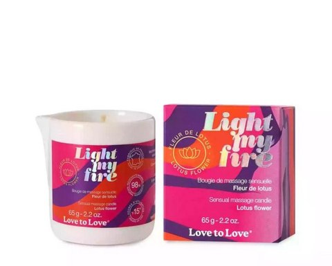 Świeca do masażu Love to Love lotosowa 65g Love to Love