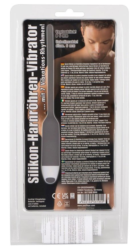 Dilator wibrujący You2Toys antracytowy 19 cm You2Toys
