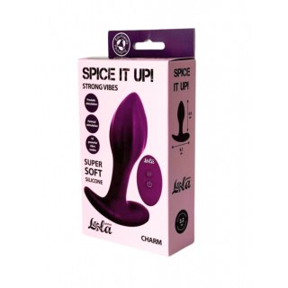 Double Silicone Vibrating Anal Plug Spice it Up Charm Intimate Distribution