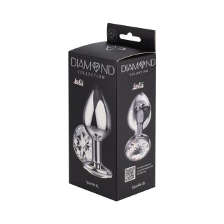 Enlarged Anal Plug Diamond Clear Sparkle XL Intimate Distribution