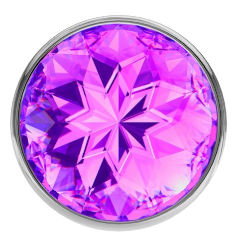 Enlarged Anal Plug Diamond Purple Sparkle XL Intimate Distribution
