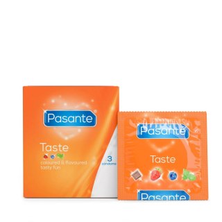 Pasante Flavours/Taste Condoms 3 psc PASANTE - Boys of Toys Sp. z o.o. (dystrybutor)