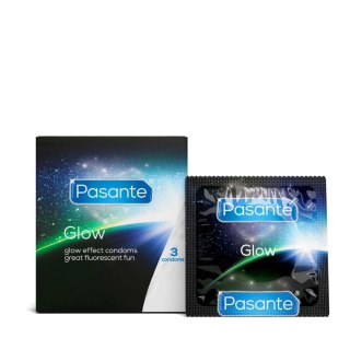 Pasante Glow Condoms 3 pcs PASANTE - Boys of Toys Sp. z o.o. (dystrybutor)