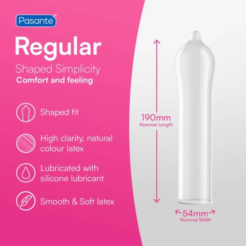 Pasante Regular Condoms 12 pcs Pasante
