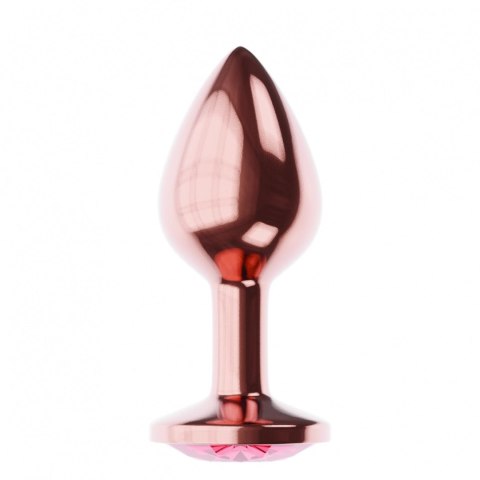Plug-Butt Plug Diamond Ruby Shine L Rose Gold Intimate Distribution