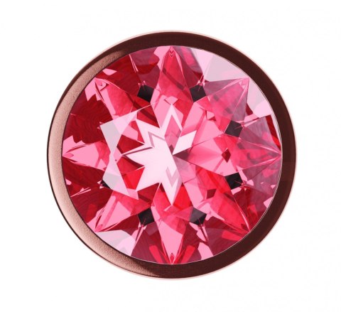 Plug-Butt Plug Diamond Ruby Shine L Rose Gold Intimate Distribution