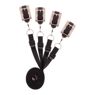 Rosy Gold - Under-Mattress Restraint Set - Black ONE-DC B.V.