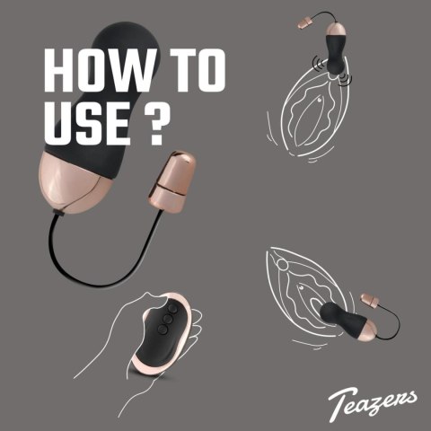 Teazers Vibrating Egg With Remote Control ONE-DC B.V.