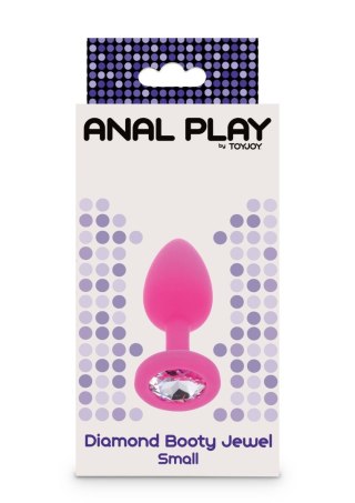 Korek analny Diamond Booty Jewel ToyJoy różowy 7 cm TOYJOY