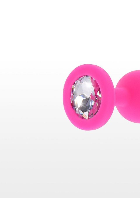 Korek analny Diamond Booty Jewel ToyJoy różowy 7 cm TOYJOY