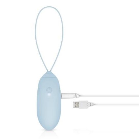 Wibrujące jajko Luv Egg niebieskie z pilotem USB Luv Egg