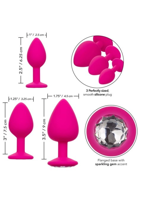 Cheeky Gems 3 Pcs Pink SCALA