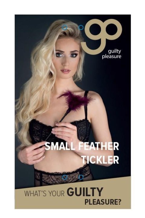 GP SMALL FEATHER TICKLER PURPLE TONGA