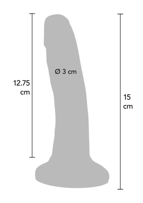 Happy Dicks Dong 6 inch Blue SCALA