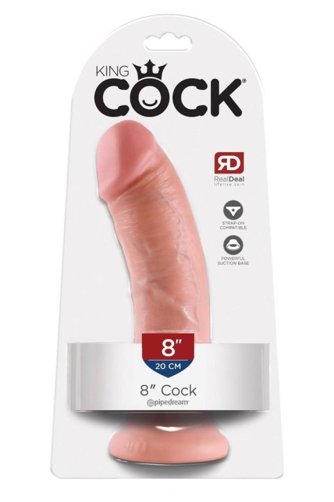KING COCK 8 INCH COCK LIGHT TONGA