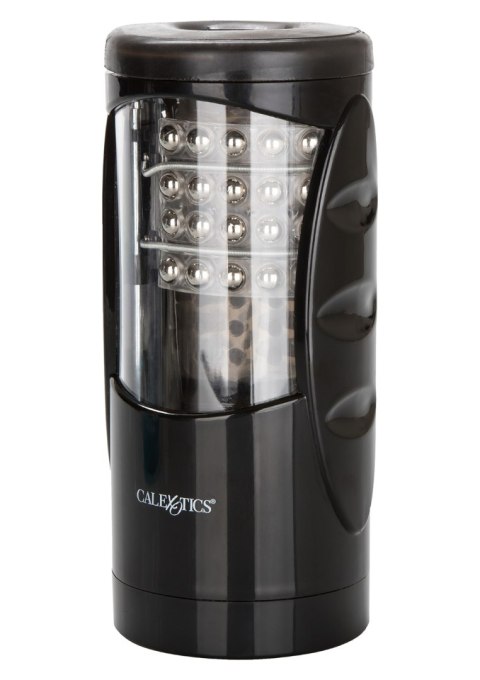 Masturbator wibrujący Calexotics Ultimate Power Stroker czarny 12,75 cm CalExotics