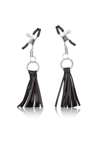 Playful Tassels Nipple Clamps Black SCALA