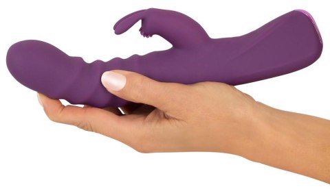 Wibrator króliczek Javida z pchnięciem silikonowy 24 cm USB JAVIDA