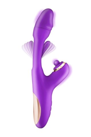 Joyfully 3-in-1 Rabbit Vibrator with Tapotem purple Concorde - SAS EDITIONS CONCORDE